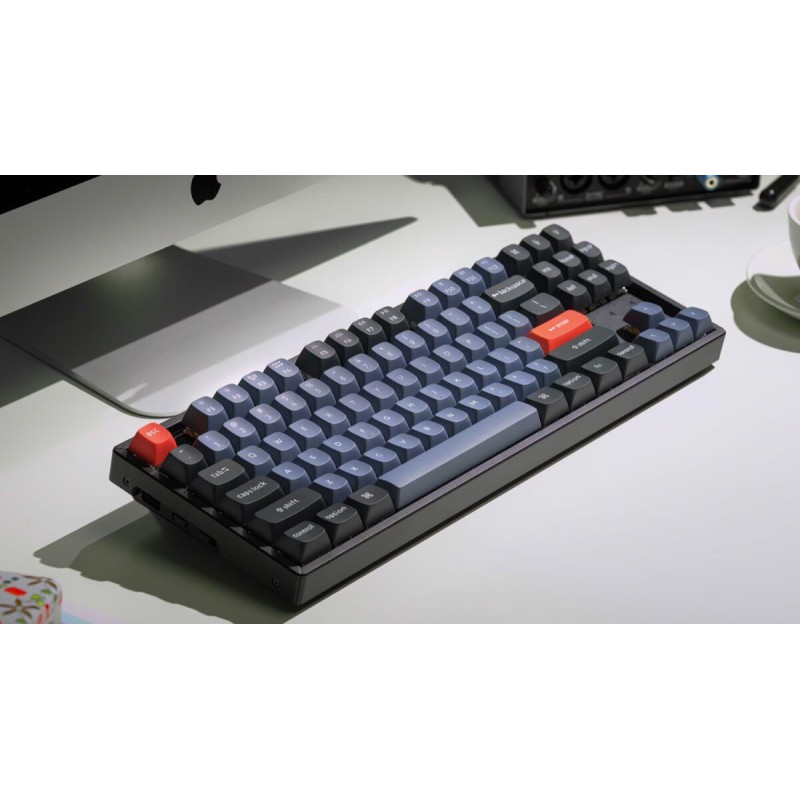 Keychron K8 Pro (K8P-H2) QMK/VIA Wireless Mechanical Keyboard Blue Switch (Hot-Swap) 80% Us Layout