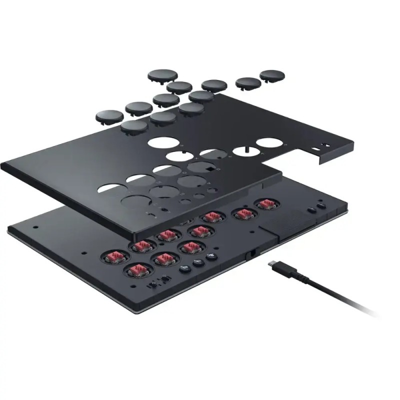 Razer KITSUNE - Arcade Gaming Controller - Low-Profile Optical Buttons - PS5 / PC