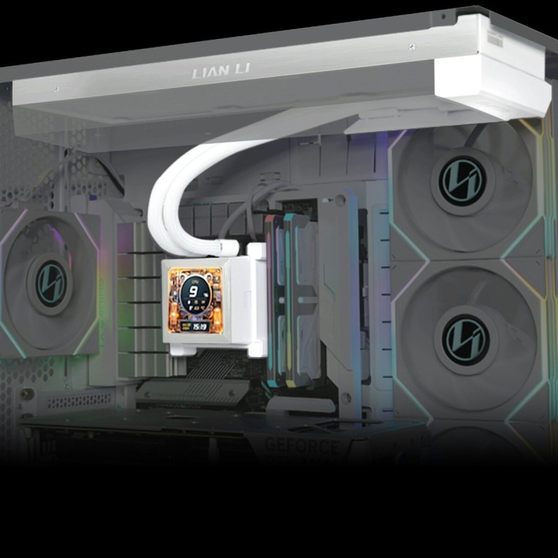 Lian Li HydroShift LCD 360 No Fans White - AIO CPU Liquid Cooler