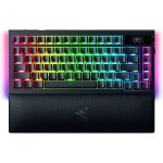 Razer BLACKWIDOW V4 75% Pro Wireless Mechanical RGB Gaming Keyboard - Hot-Swappable - Orange Switche