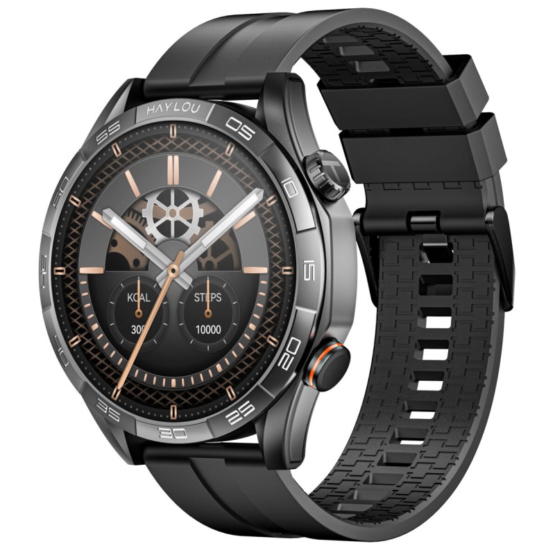 Haylou Solar 5 Black - BT Call Watch 1,58 AMOLED 480x480 AOD NFC Sync w Strava 12 days use