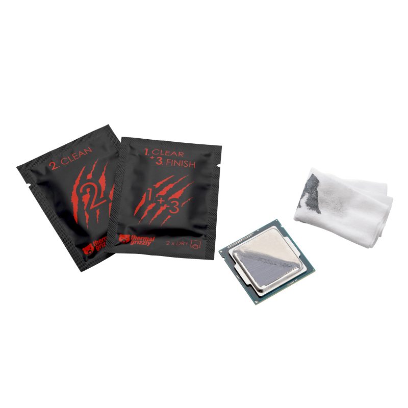 Thermal Grizzly TG Cleaning Wipes remove and degrease wipes