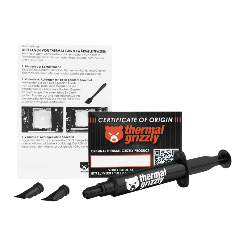 Thermal Grizzly TG Hydronaut  - 7,8 g / 3 ml Conductive High Performance Thermal Paste Air Water
