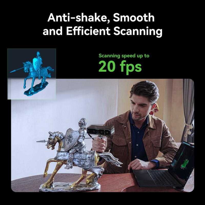 Creality CR-Scan Otter 3D Scanner (10-2000mm object, 0,02mm scan accurancy)