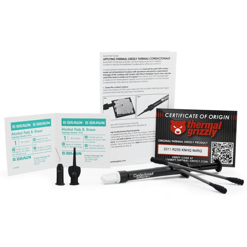 Thermal Grizzly TG Conductonaut extreme - 1 g High Performance Liquid Metal Thermal Paste