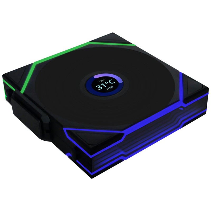 Lian Li UNI FAN TL-LCD Wireless 120 Black (1pc) Case Fan