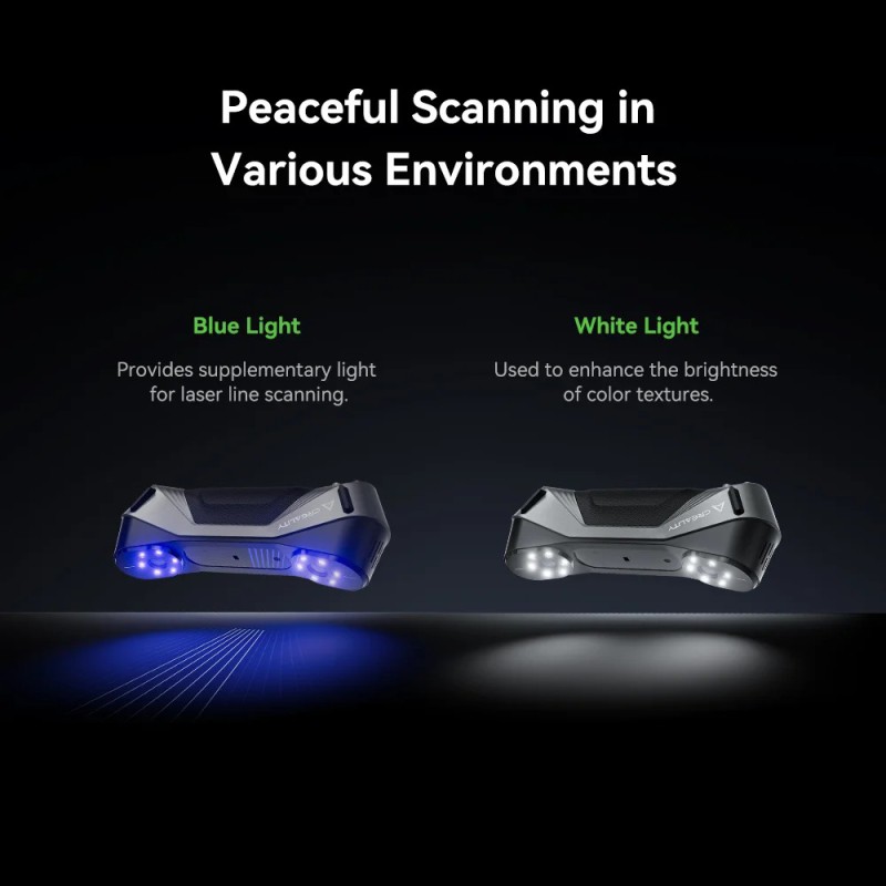 Creality CR-Scan Raptor 3D Scanner (5-2000mm object, 0,02mm scan accurancy, 60fps speed)