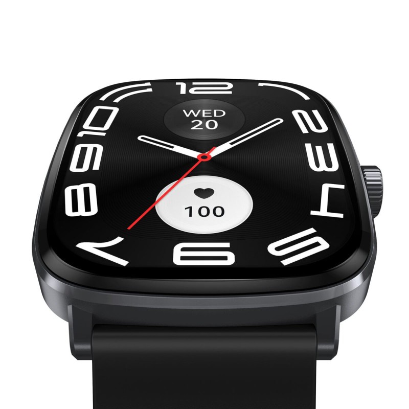Haylou RS5 Black - BT Call Smart Watch 2,01 AMOLED 410x502 2 Straps (Silicon & Woven) 100 faces IP68