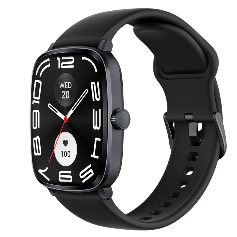 Haylou RS5 Black - BT Call Smart Watch 2,01 AMOLED 410x502 2 Straps (Silicon & Woven) 100 faces IP68