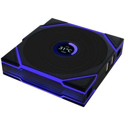 Lian Li UNI FAN TL-LCD Wireless 120 Black (1pc) Case Fan