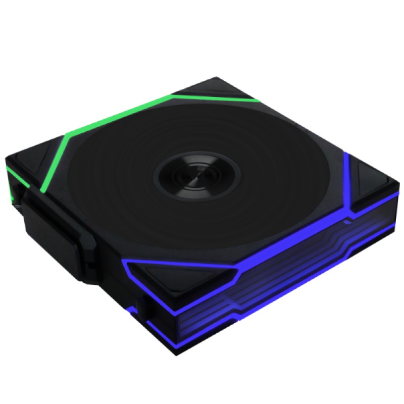 Lian Li UNI FAN TL-LCD Wireless Reverse 120 Black (1pc) Case Fan