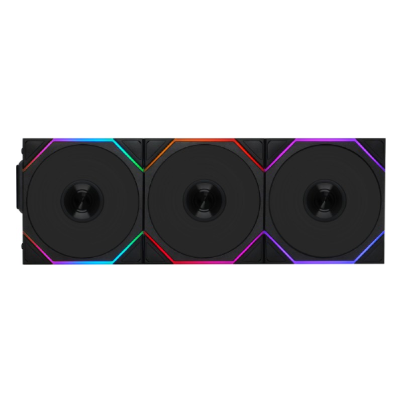 Lian Li UNI FAN TL-LCD Wireless Reverse 120 Black (3pcs & controller) Case Fan