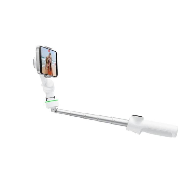 Insta360 Flow 2 Pro Standard Version (White) A.I. Powered Gimbal Stabilizer for Smartphone USB-C
