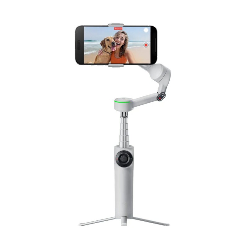 Insta360 Flow 2 Pro Creator Bundle (Gray) A.I. Powered Gimbal Stabilizer for Smartphone