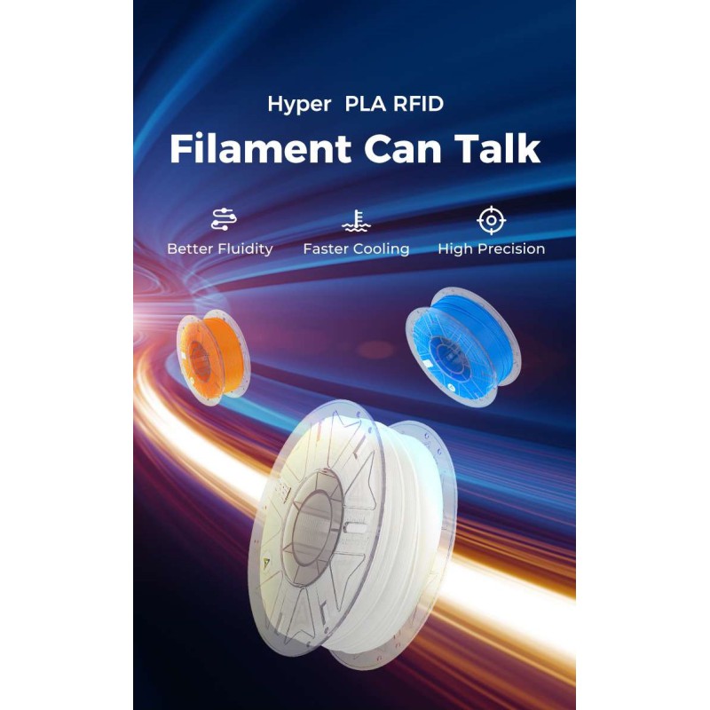 Creality Hyper PLA RFID Skin - Fast Printing Filament with CFS tag 1kg 1.75 (3301010464)