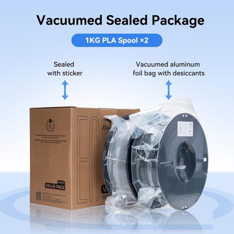 Creality EN-PLA Value Pack 4 Χ Black - Ender Filament 4kg 1.75 (3301010476)