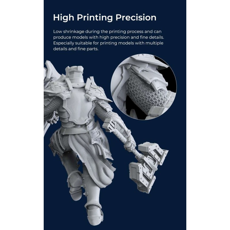 Creality LCD 8K High Precision UV Curable Resin - Dark Grey (3302190004 gray)