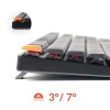 Keychron K5 V2 (K5X-B1) QMK Wireless Mechanical Keyboard Red Switch RGB 100% US Layout
