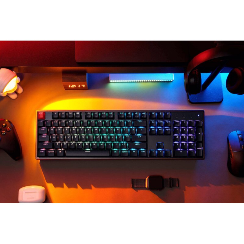 Keychron K10 V2 (K10X-B3) QMK Wireless Mechanical Keyboard Brown Switch RGB 100% US Layout