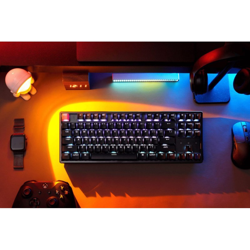 Keychron K8 V2 (K8X-H3) QMK Wireless Mechanical Keyboard Brown Switch HotSwap RGB 80% US Layout