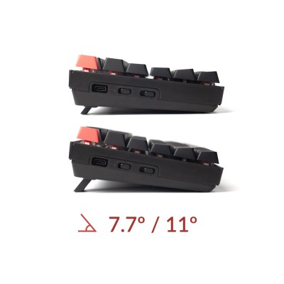 Keychron K8 V2 (K8X-C3) QMK Wireless Mechanical Keyboard Brown Switch RGB 80% US Lay Aluminum Frame