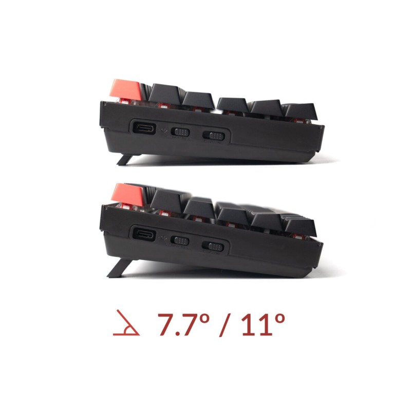 Keychron K8 V2 (K8X-H3) QMK Wireless Mechanical Keyboard Brown Switch HotSwap RGB 80% US Layout