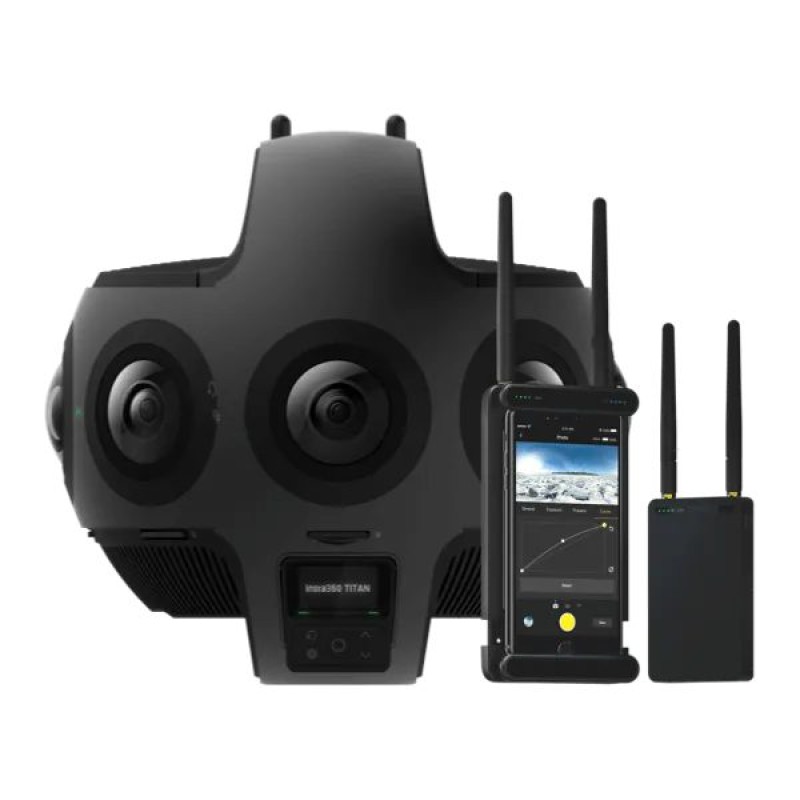 Insta360 Titan - 11K Cinematic VR, 8 x Micro Four Thirds Sensors
