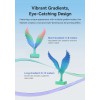 Creality Hyper PLA  Rainbow Wild Blossom Short Grad.- Fast Printing Filament with CFS tag 1kg 1.75