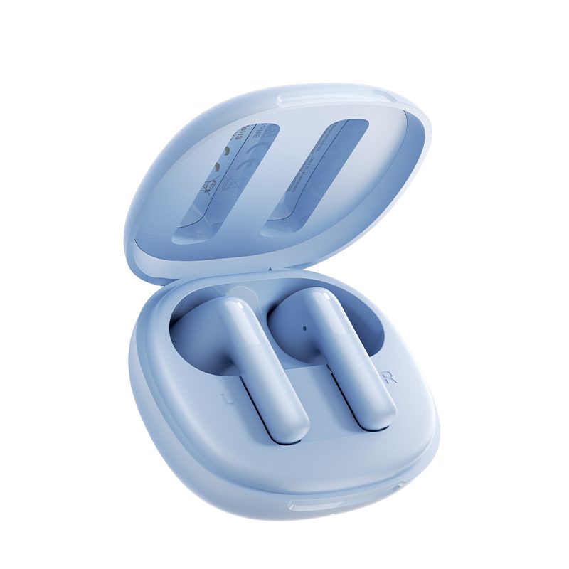 QCY AilyBuds E10 Blue Hires Audio LDAC Semi-Ear TWS 4mics ENC 13mm dynamic driver IPX4 35h