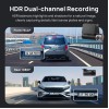 70mai A510-1 Front & Rear Dash Cam w. Screen set w. RC11 Rearview Cam - 1600p, 3k pic, Loop rec Car