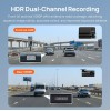 70mai A810-2 Front & Rear Dash Cam 4K w. Screen Set w. RC12 Rearview Cam - 2160p 60FPS 150FOV GPS