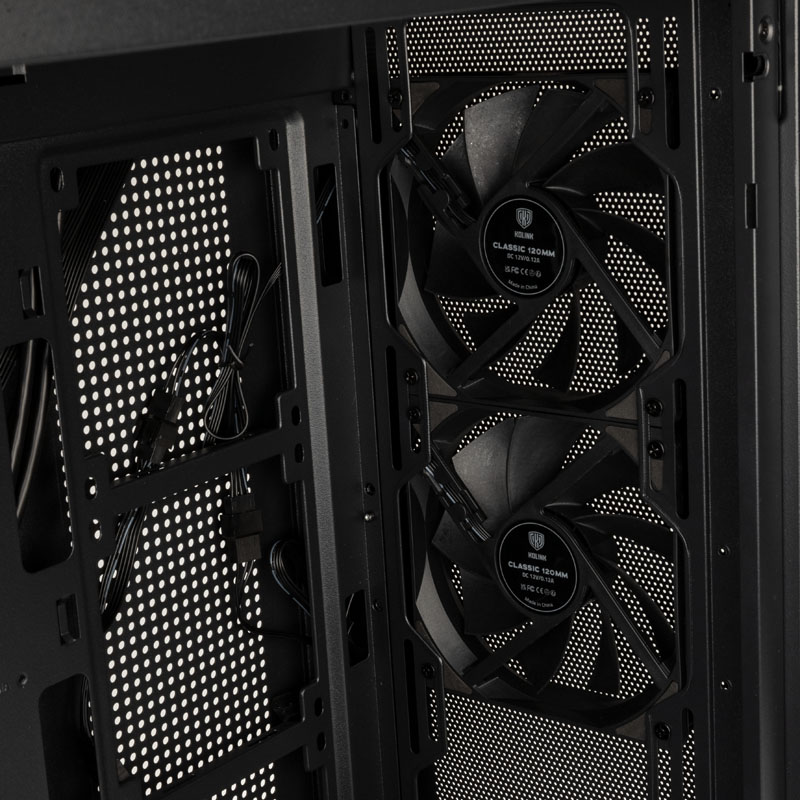 Kolink Unity Meshbay Performance Midi ATX Tower Case - Black Mesh (3 pre-installed fans)