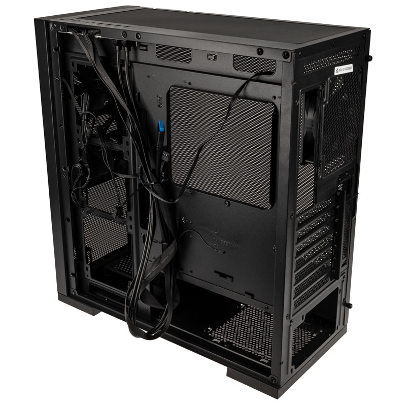 Kolink Unity Meshbay Performance Midi ATX Tower Case - Black Mesh (3 pre-installed fans)
