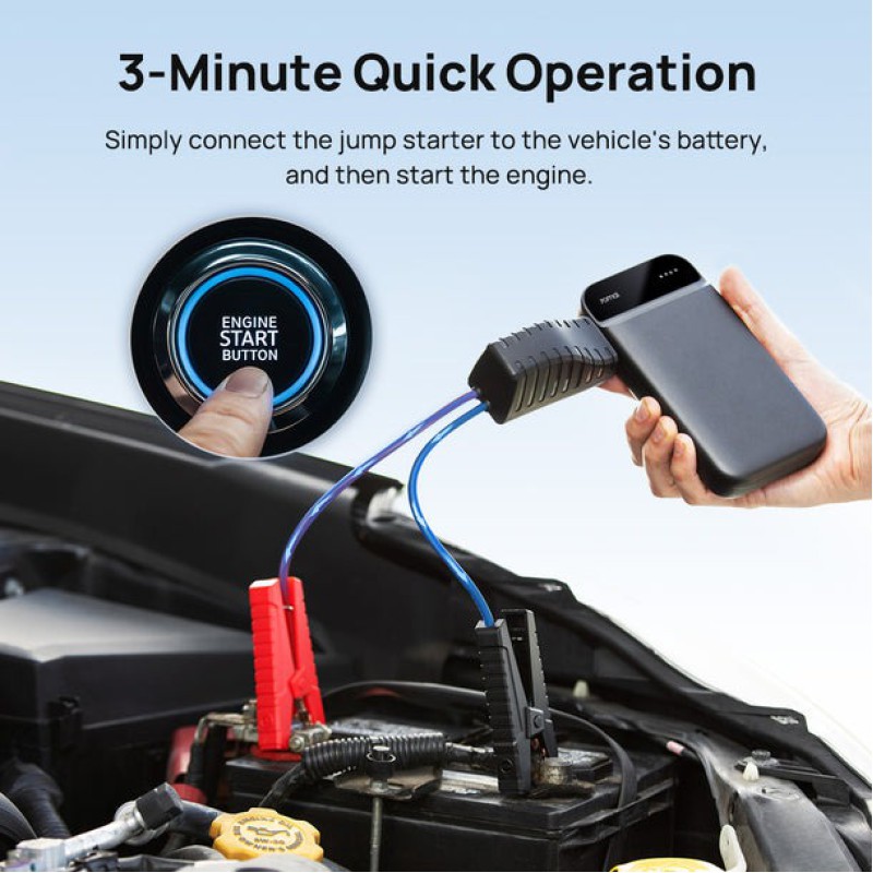 70mai Midrive PS01 jump starter 600A, 11100mAh -20c to 60c Booster for Car Battery