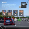 70mai Dash Cam Pro Plus+ A500S-1 Front & Rear w. Screen, set with RC06 Rearview Cam 1944P 140FOV 500