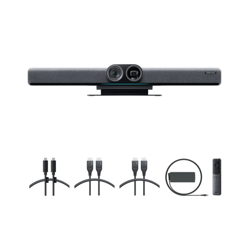 Insta360 Connect - Dual 4K Camera, AI Video Bar, 14-Mic Array