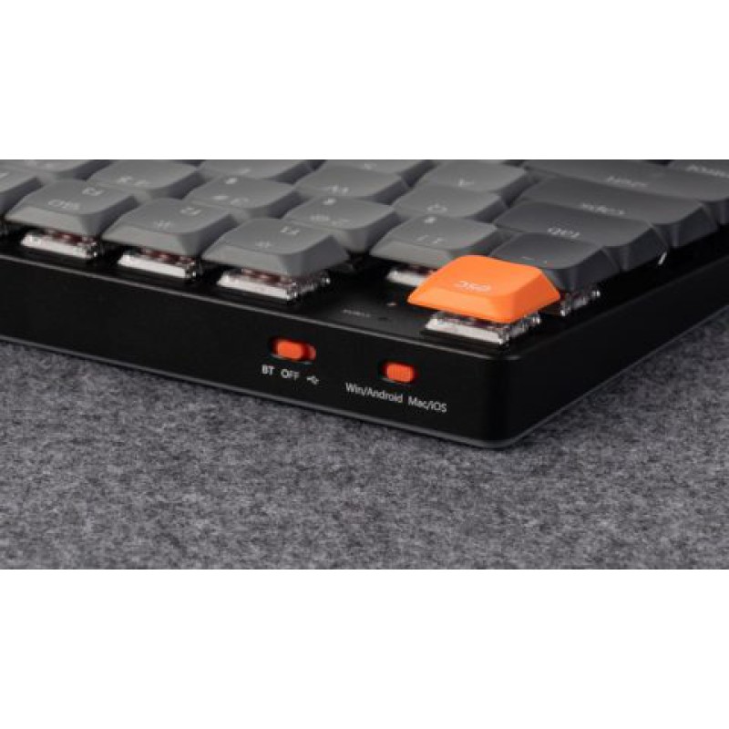 Keychron K1 V6 (K1X-B1) QMK Wireless Mechanical Keyboard Red Switch RGB 80% US Layout